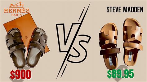 hermes dupe sandles|hermes sandals vs steve madden.